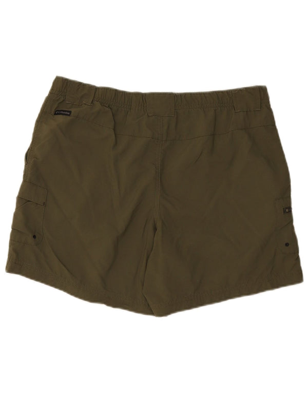 Columbia Mens Cargo Shorts Medium W32 Green Polyester