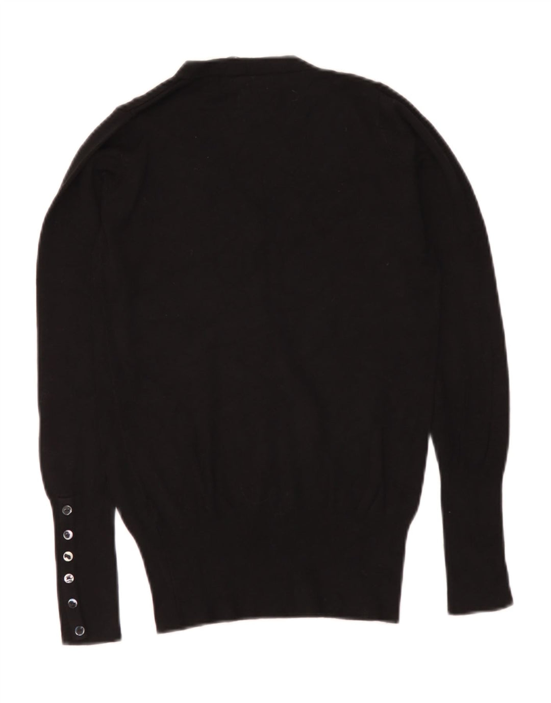 Zara Dame V-hals sweater UK 10 Small Black
