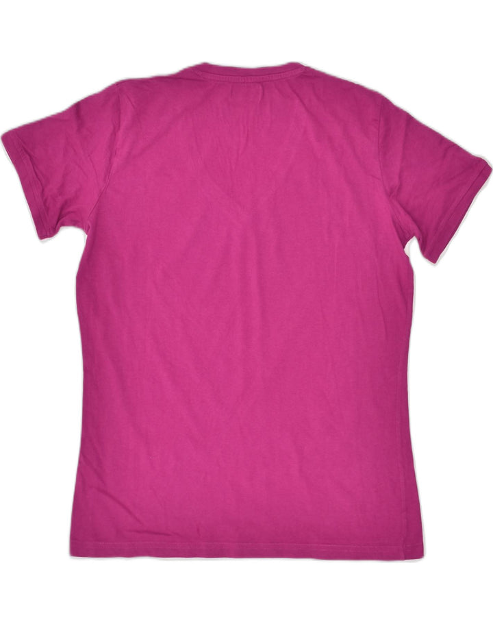 KAPPA Womens T-Shirt Top UK 18 XL Pink Cotton | Vintage Kappa | Thrift | Second-Hand Kappa | Used Clothing | Messina Hembry 