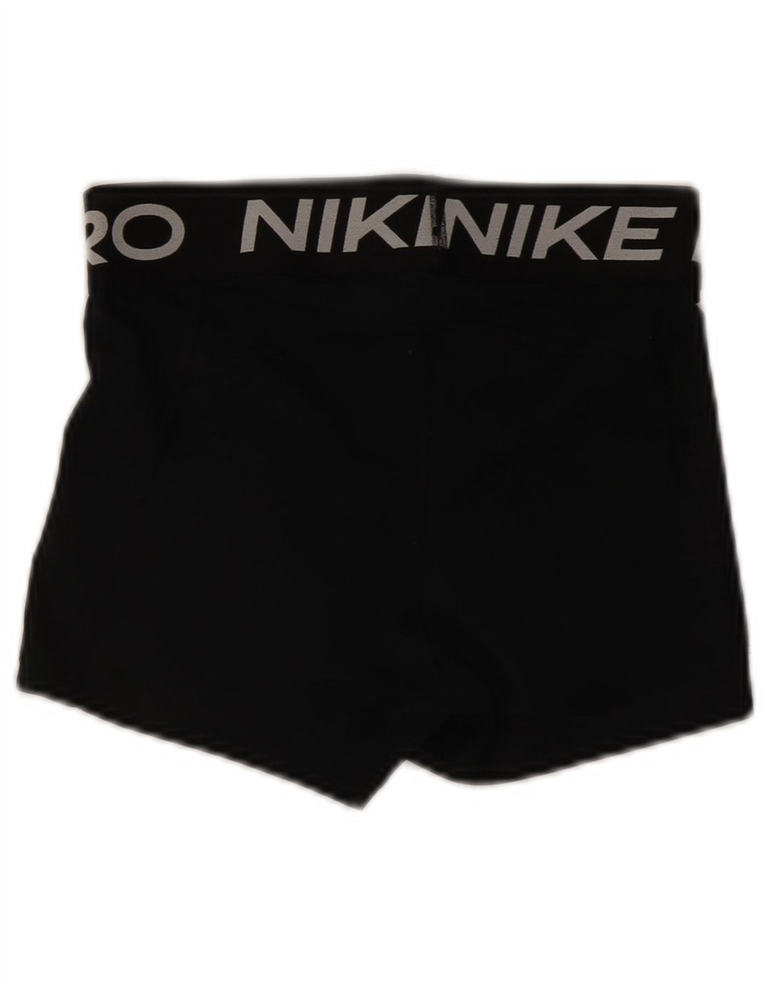 Nike Dame Dri Fit grafiske sportsshorts UK 10 Small Black Polyester