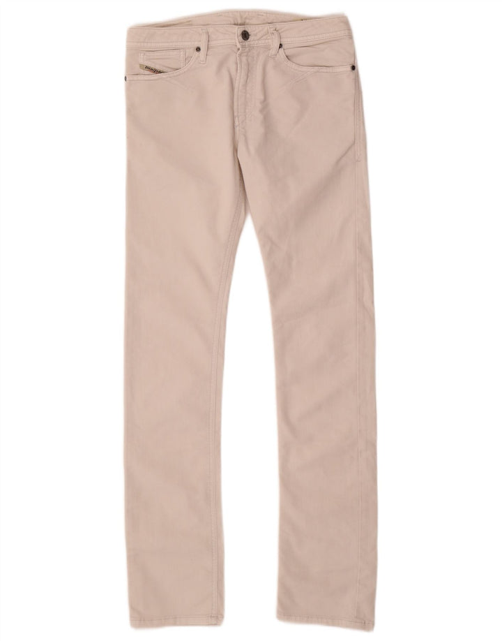 Diesel Dame Slim Jeans W28 L32 Hvid Bomuld