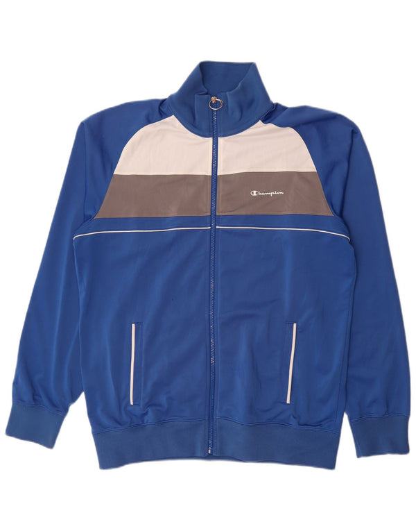 Champion Træningsdragt til mænd Topjakke XL Blå Colourblock