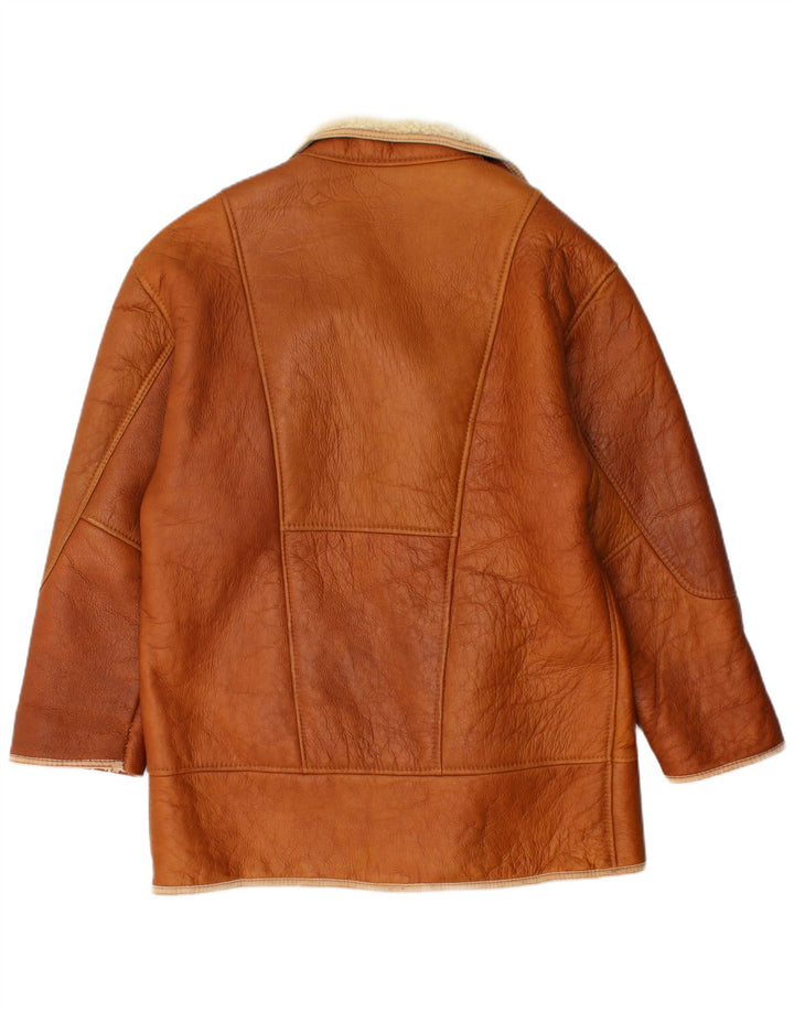 Anfor Dame Shearling Jacket IT 44 Medium Brown Shearling