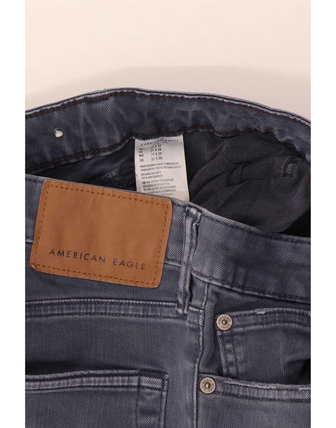 American Eagle Herre Slim Jeans W31 L30 Blå Bomuld