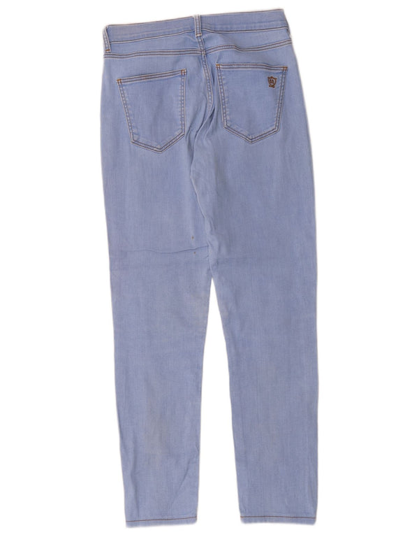 Massimo Dutti Dame Slim Jeans EU 36 XS W26 L26 Blå Bomuld