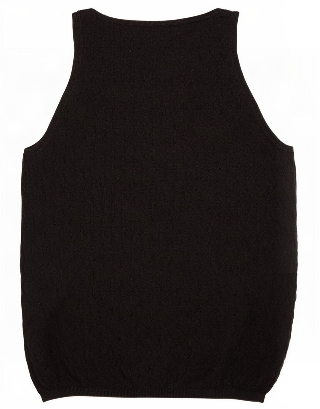 Zara Dame Vest Tank Top UK 12 Medium Sort Polyester