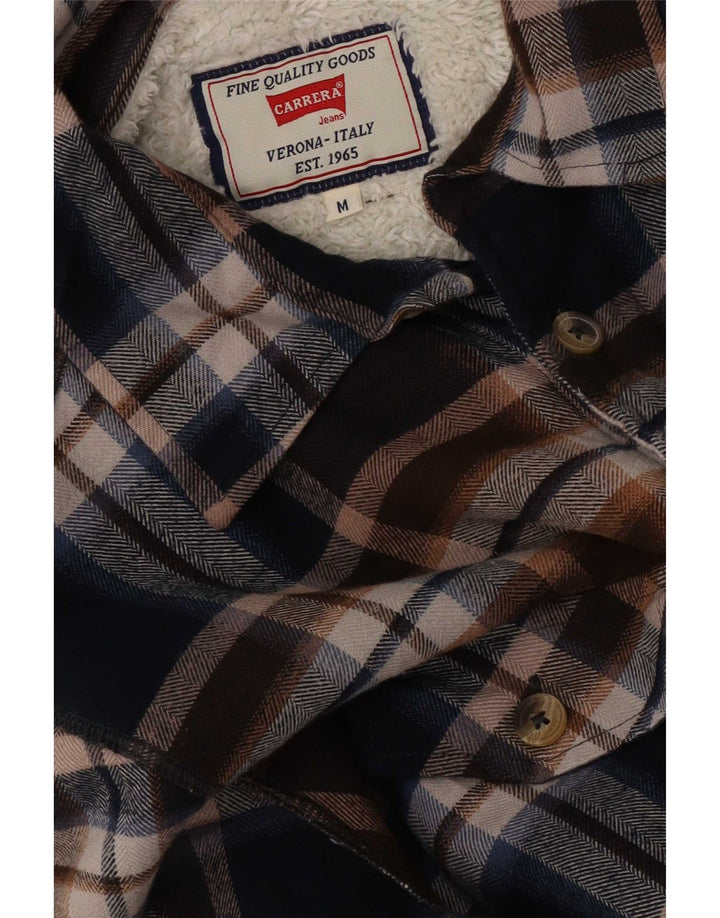 Carrera herre skovhugger flannel skjorte medium brun ternet