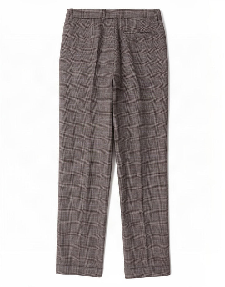 Marks & Spencer Herre St. Michael Pegged Suit Bukser W32 L31 Grå ternet