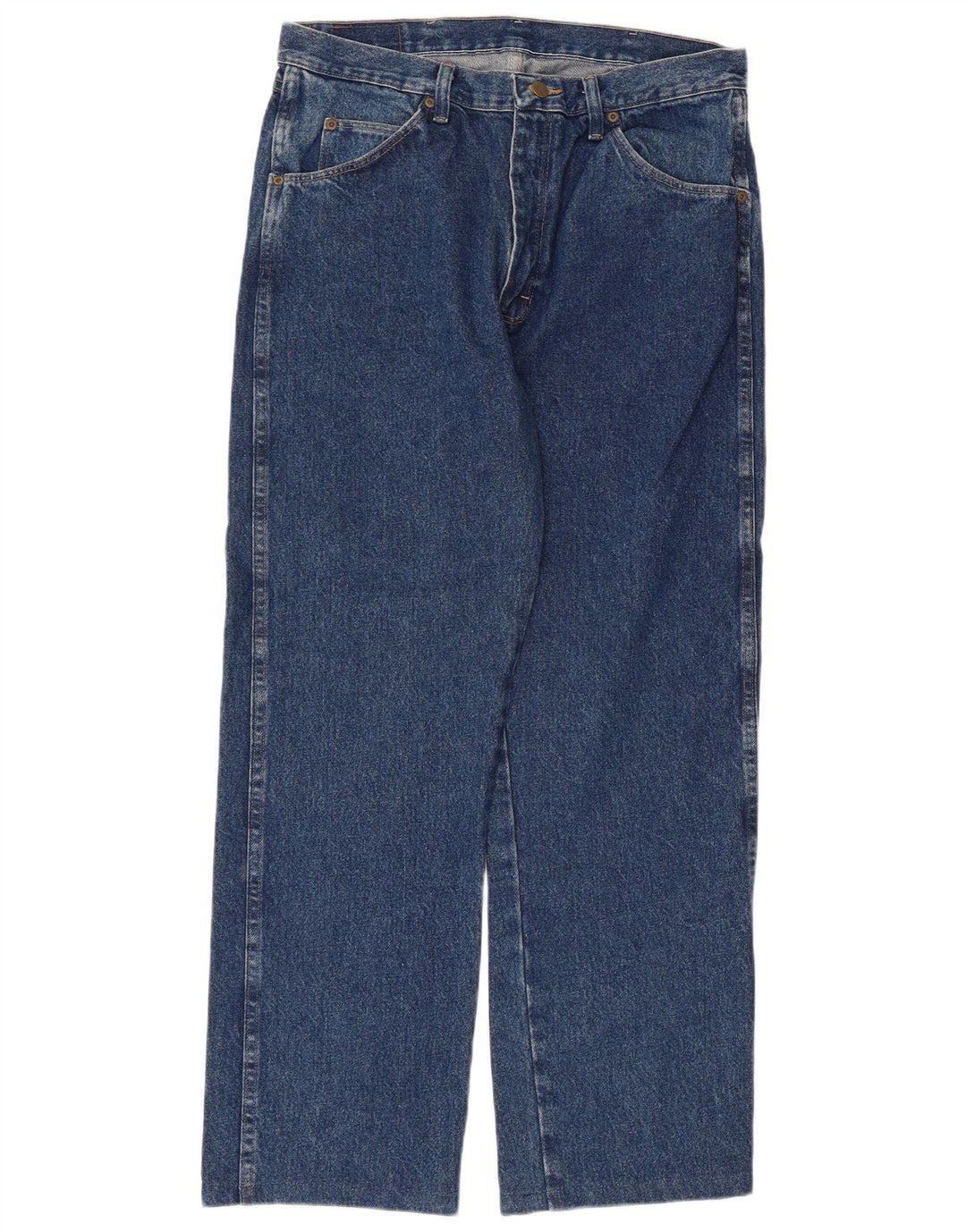 Wrangler Straight Jeans til mænd W34 L29 blå bomuld