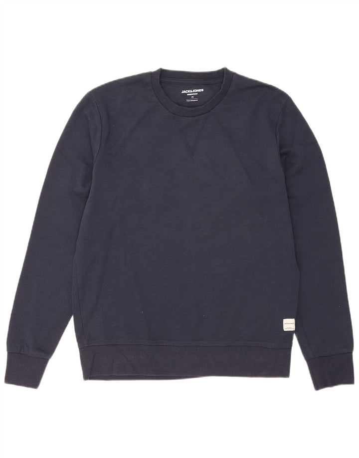 Jack & Jones Herre sweatshirt Jumper Medium Navyblå Bomuld