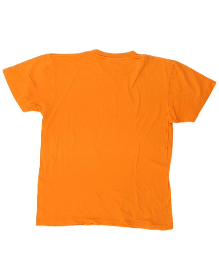 Champion Herre T-Shirt Top Stor Orange Bomuld