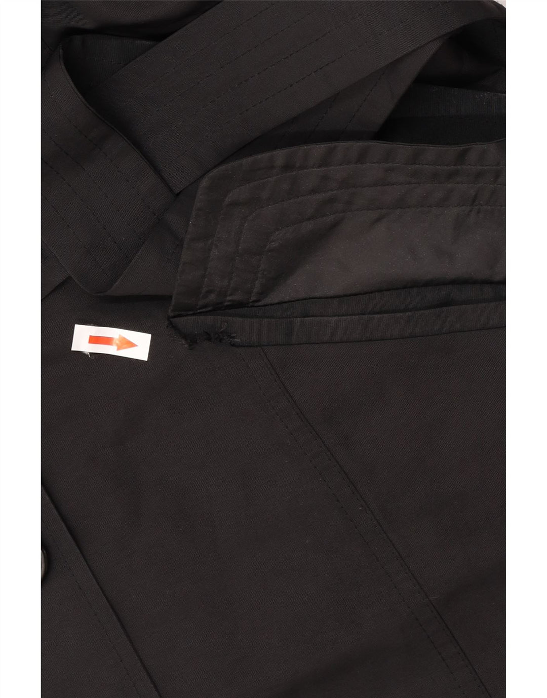 Marks & Spencer Trench Coat til kvinder UK 16 Stor sort polyester