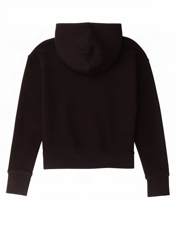 Nike Girls Graphic Crop Hoodie Jumper 12-13 år Stor sort bomuld