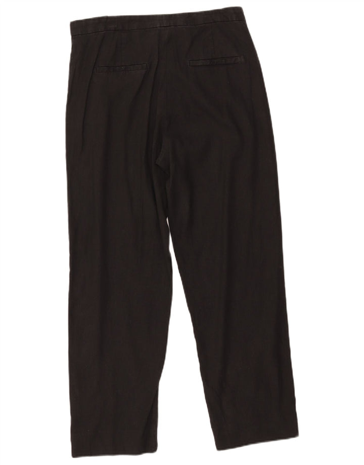 Massimo Dutti Dame Chino Bukser EU 38 Small W28 L25 Sort Linned