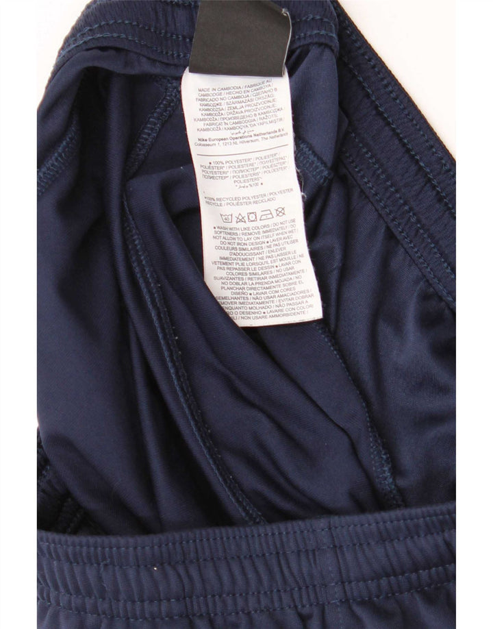 Nike Herre Regular Fit Sportshorts Large Navy Blue Polyester Sports