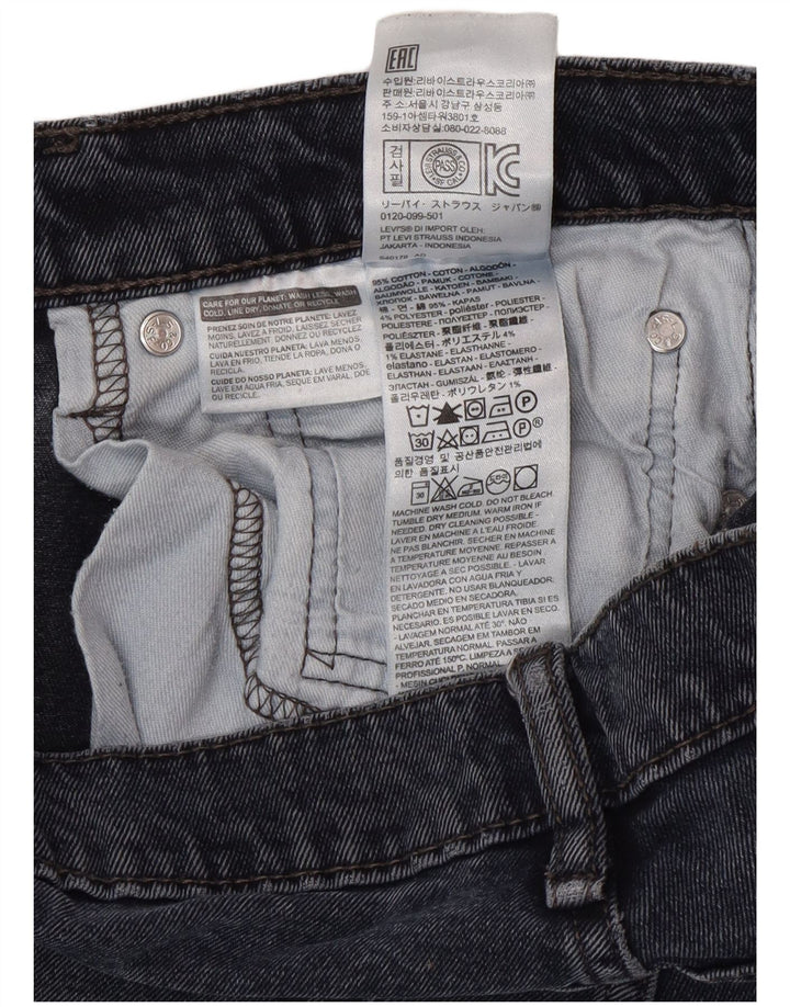 Levi's Slim Jeans til mænd W34 L30 Marineblå bomuld
