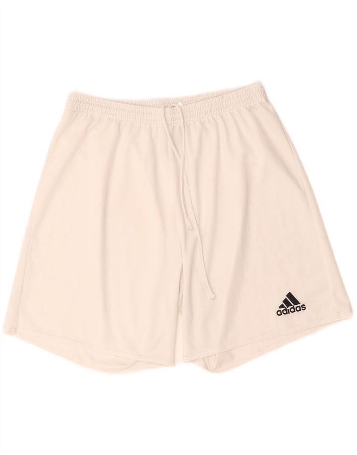 Adidas Herre Climalite Sportshorts Store hvide polyester
