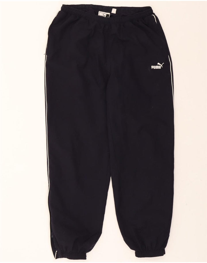 PUMA Mens Tracksuit Trousers Joggers Large  Navy Blue Polyester Vintage Puma and Second-Hand Puma from Messina Hembry 