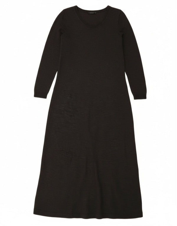 Simona Barbieri Dame Twin-Set Langærmet Jumper Dress UK 10 Small Grey