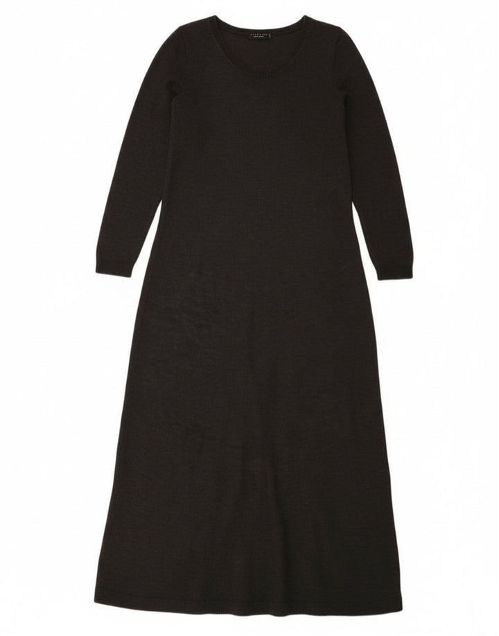 Simona Barbieri Dame Twin-Set Langærmet Jumper Dress UK 10 Small Grey