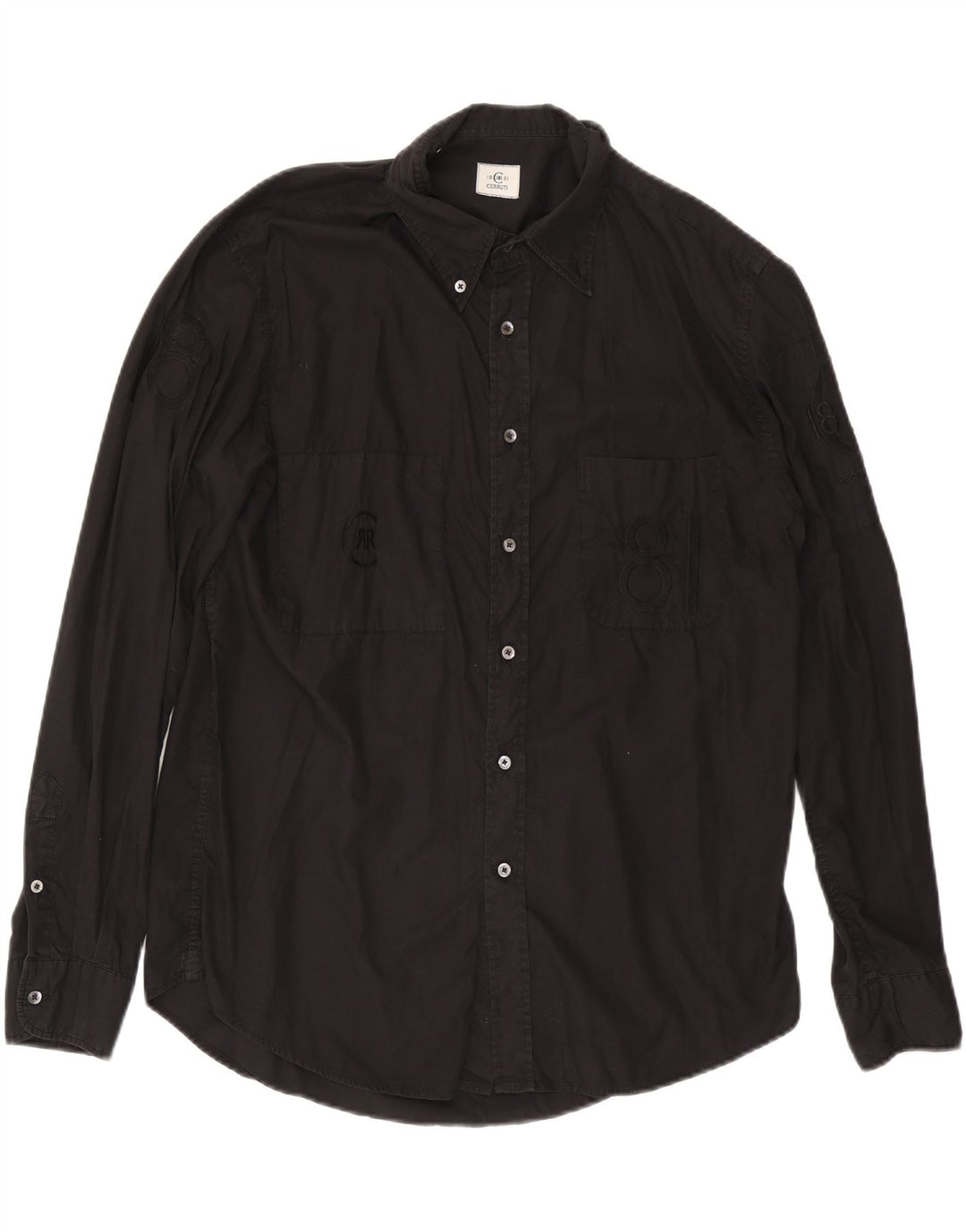 CERRUTI 1881 Herre grafisk skjorte XL sort