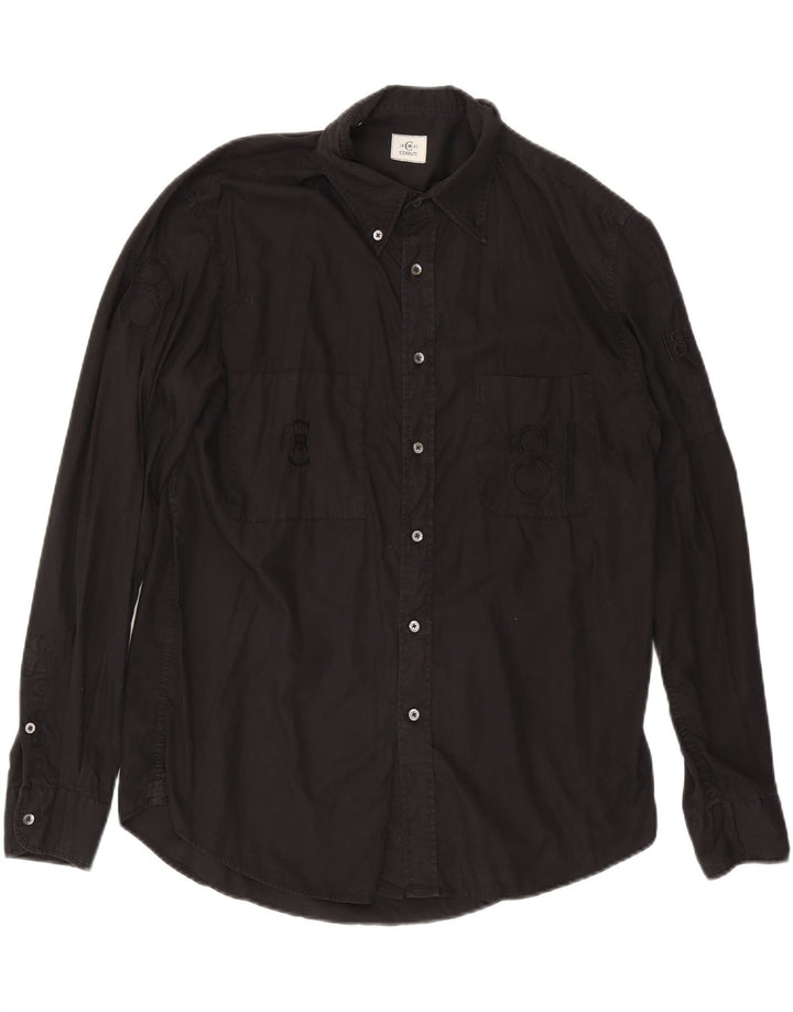 CERRUTI 1881 Herre grafisk skjorte XL sort