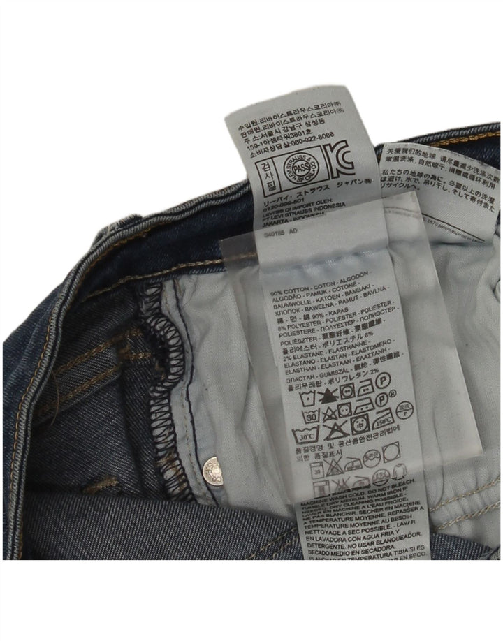 Levi's Slim Jeans til kvinder W32 L32 Marineblå bomuld