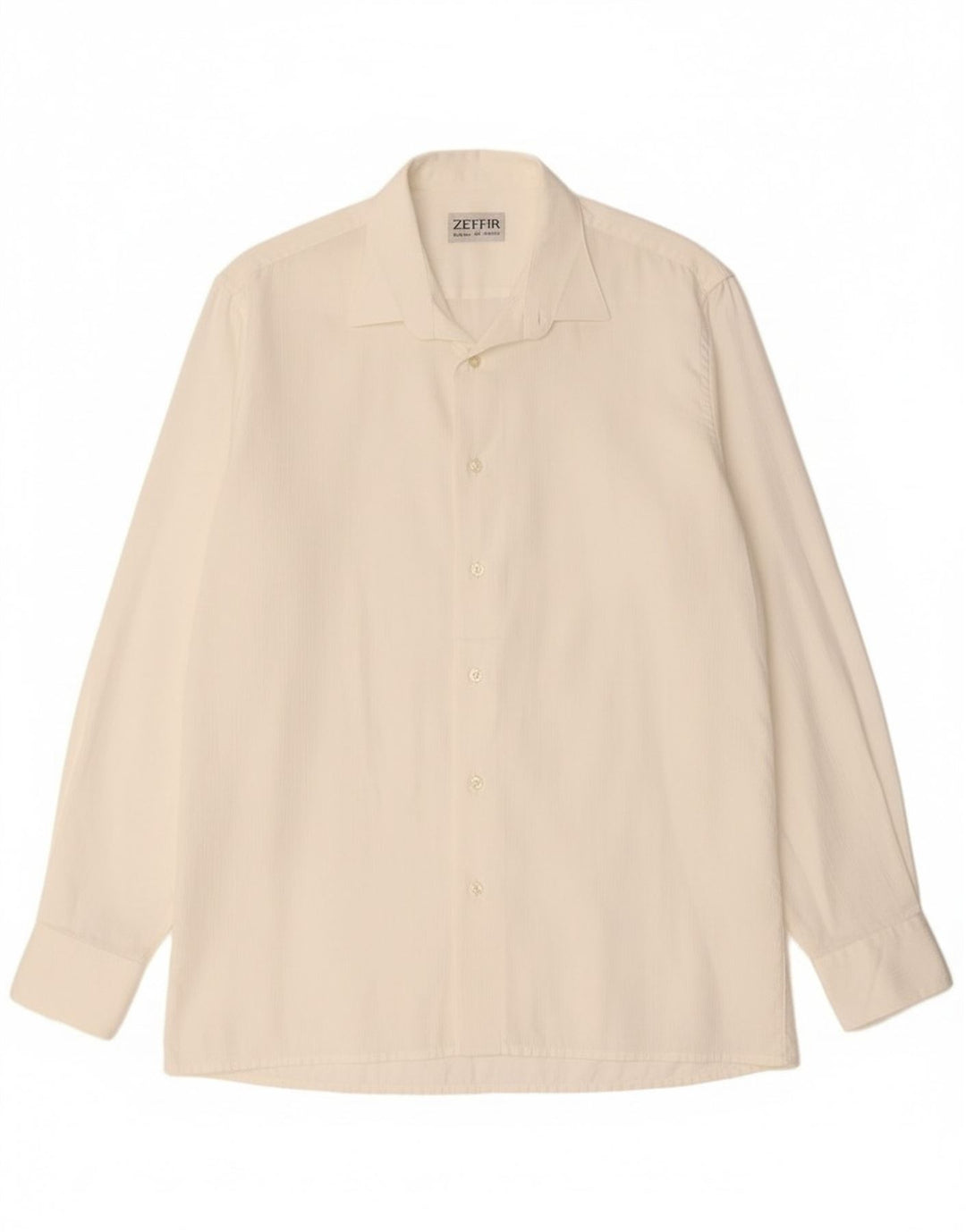 Vintage herreskjorte medium hvid bomuld