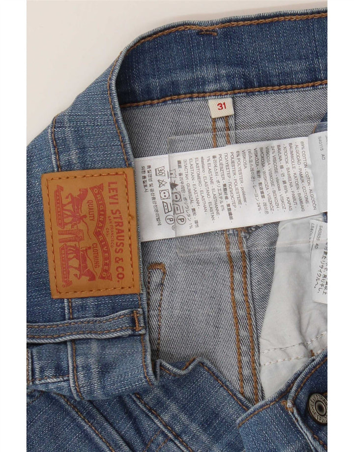 Levi's denimshorts til kvinder W31 Stor blå bomuld