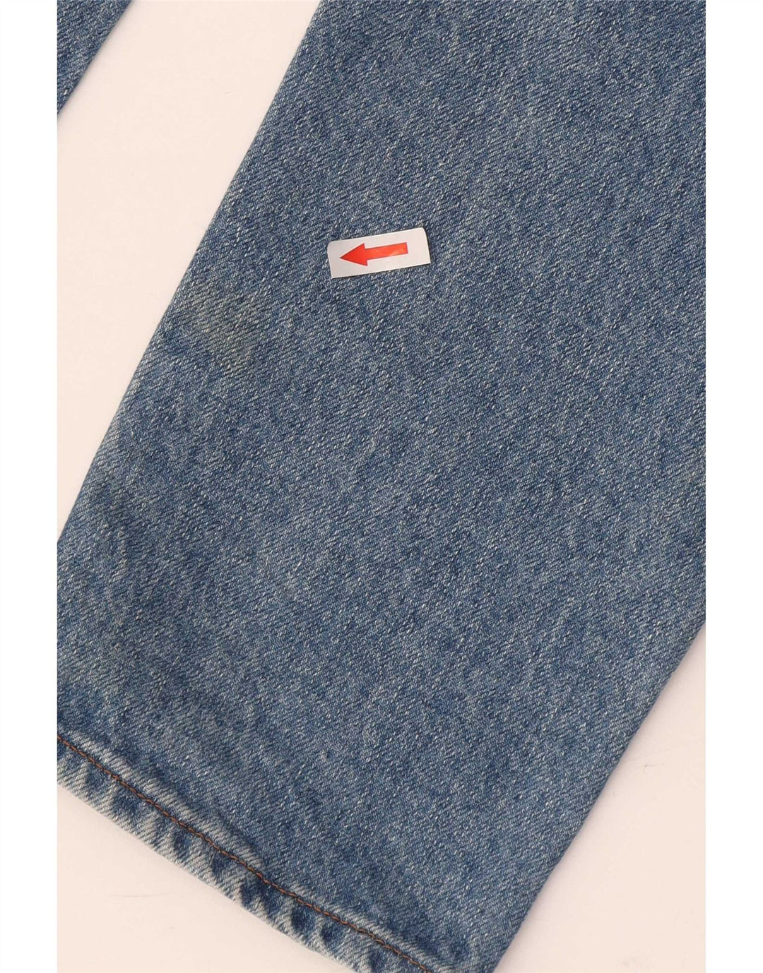 Armani Dame Crop Straight Jeans W28 L26 Blå Bomuld