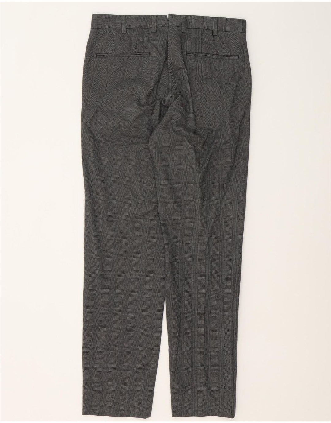 MASSIMO DUTTI Herredragtbukser EU 40 Medium W31 L31 Grå Houndstooth