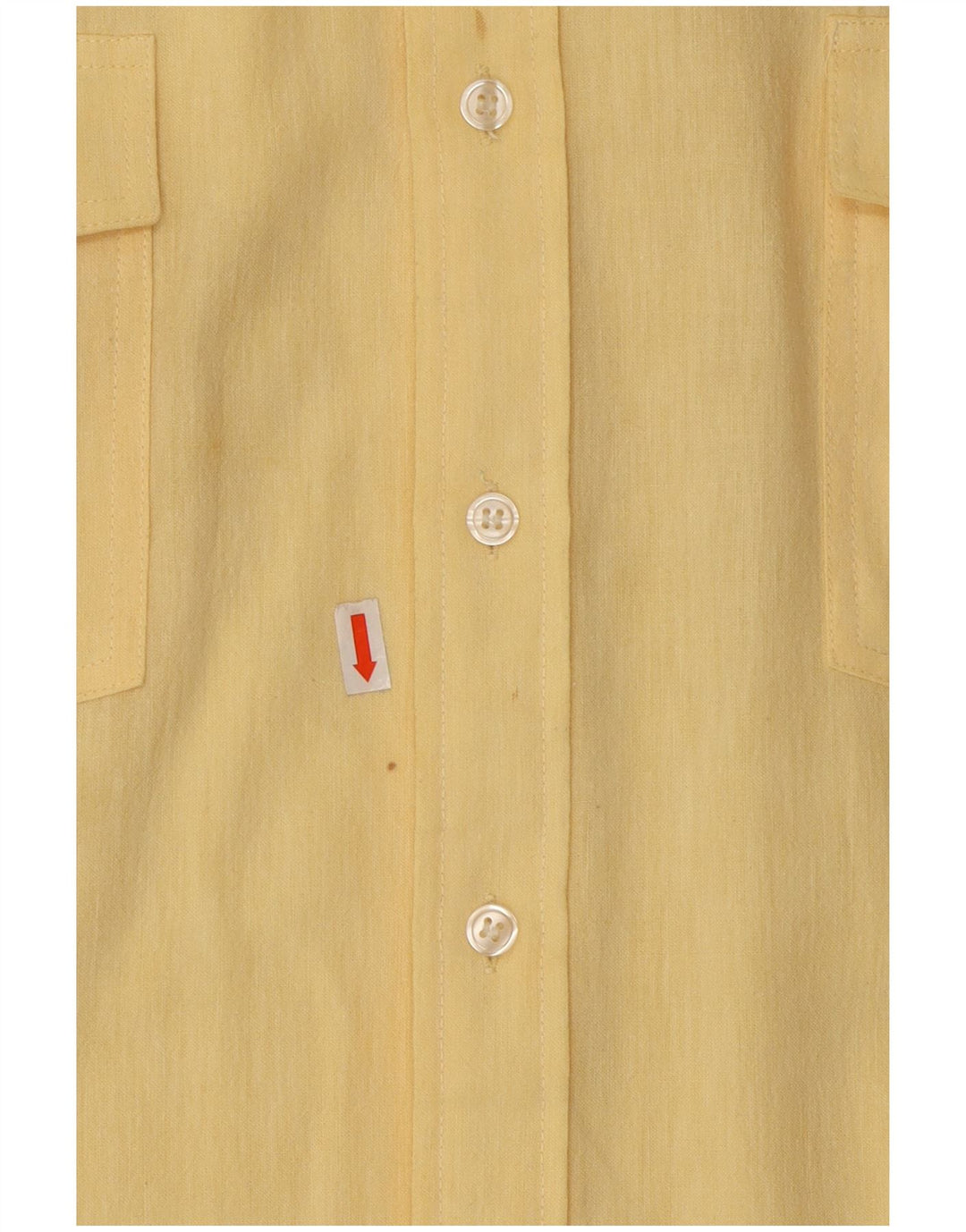 ARIZONA JEANS Herreskjorte str. 45/46 XL Gul bomuld