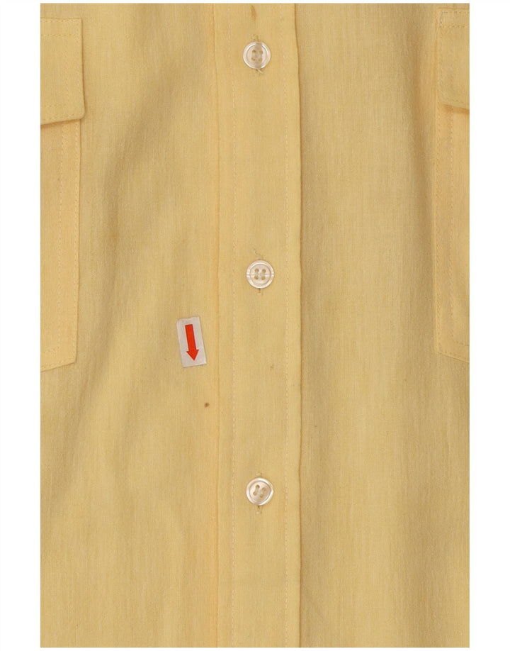 ARIZONA JEANS Herreskjorte str. 45/46 XL Gul bomuld