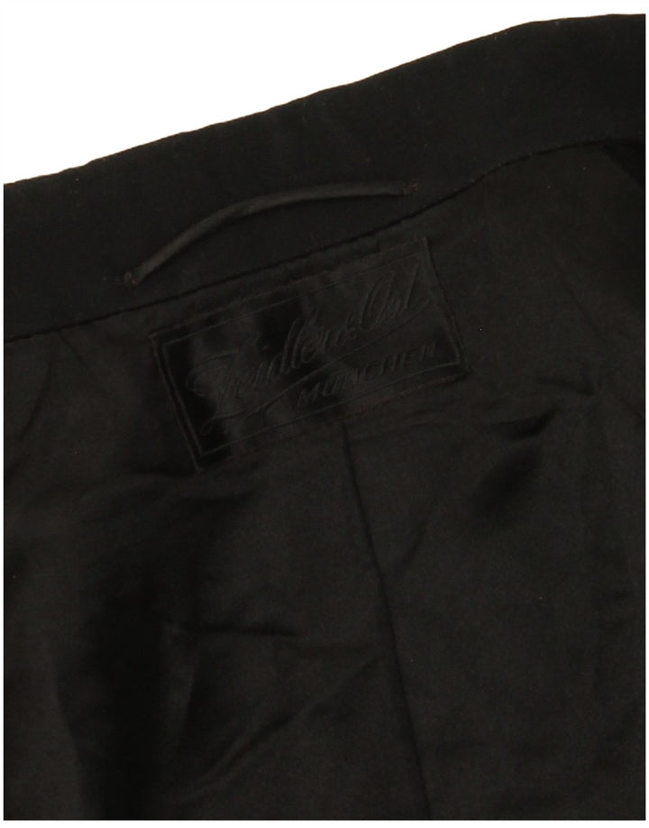 VINTAGE Herre tailcoat Blazer Jacket UK 38 Medium Black