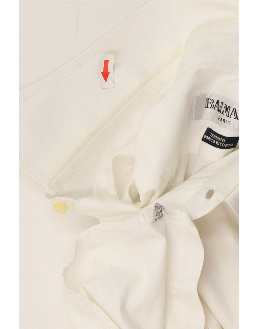 Balmain herreskjorte str. 42 Large White Cotton