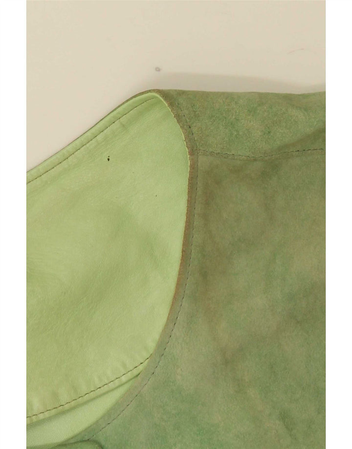 Vintage dame ruskindsjakke UK 20 2XL Grøn