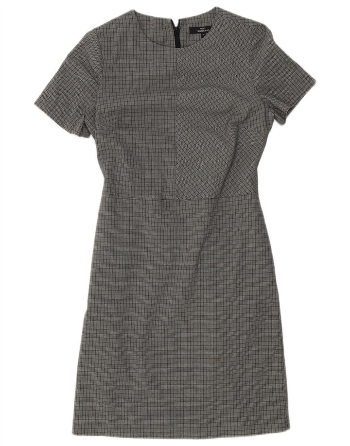 Næste Kvinders Skedekjole UK 6 XS Grå Houndstooth