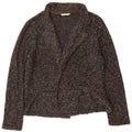 Marks & Spencer Womens Open Cardigan Sweater UK 20 2XL Sort Flecked