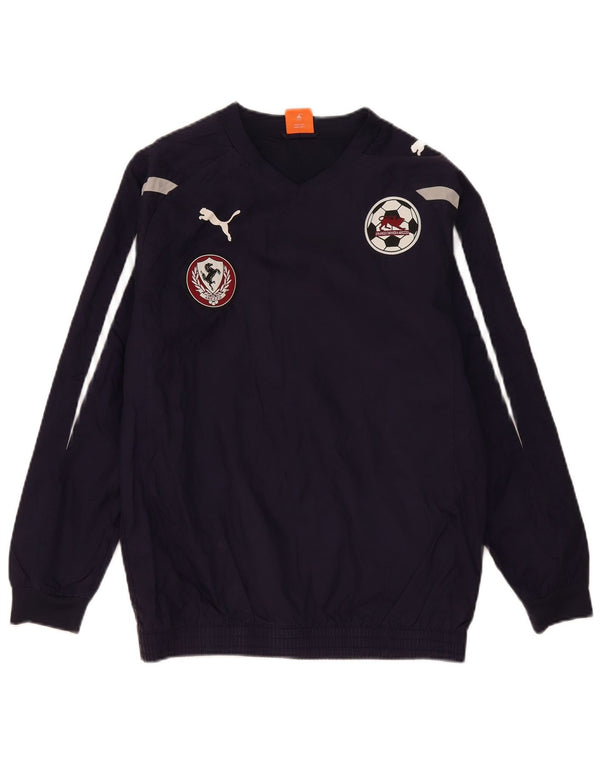 Puma Boys Sportiva Arezzo Pullover Træningsdragt Top 13-14 År Marineblå