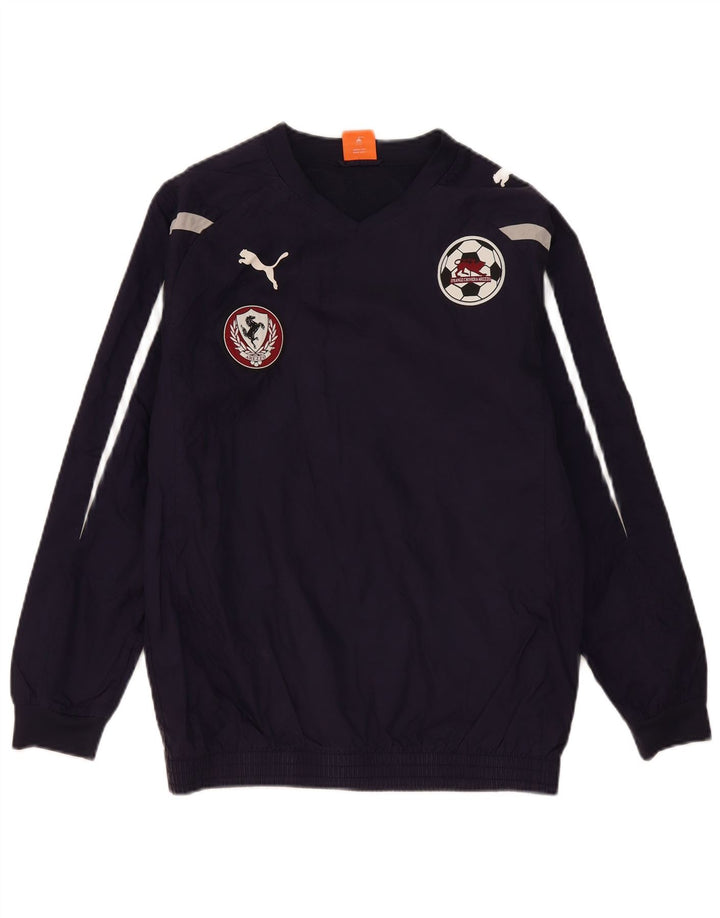 Puma Boys Sportiva Arezzo Pullover Træningsdragt Top 13-14 År Marineblå