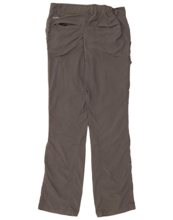 COLUMBIA Womens Straight Cargo Trousers US 8 Medium W30 L32 Grey Nylon