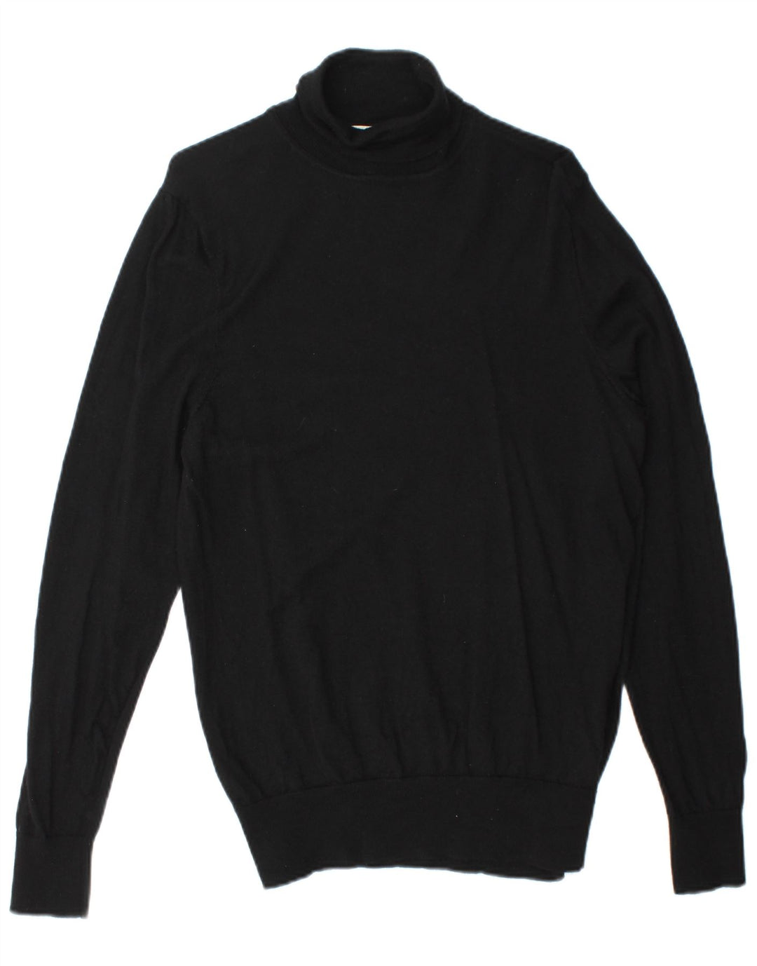 John Lewis Herre rullehals sweater medium sort uld