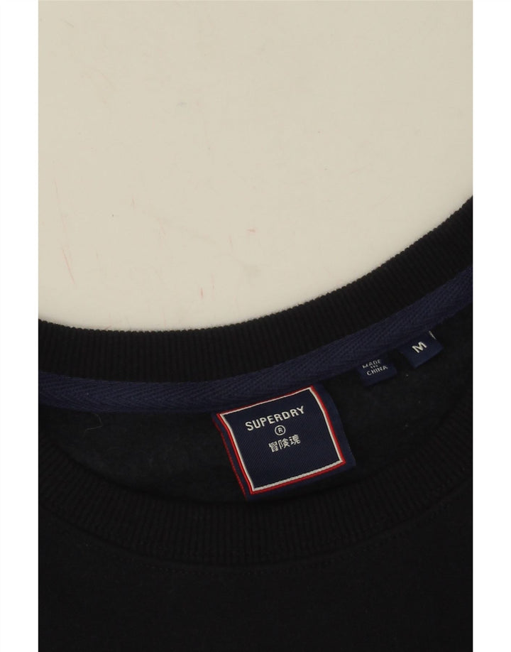 Superdry grafisk sweatshirt til mænd Medium marineblå bomuld