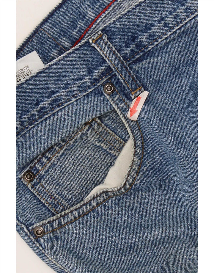 Marks & Spencer Herre Blue Harbor Straight Jeans W44 L29 Bomuld