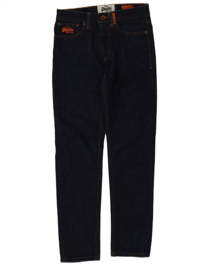 Superdry Slim Jeans til kvinder W28 L30 Marineblå Bomuld