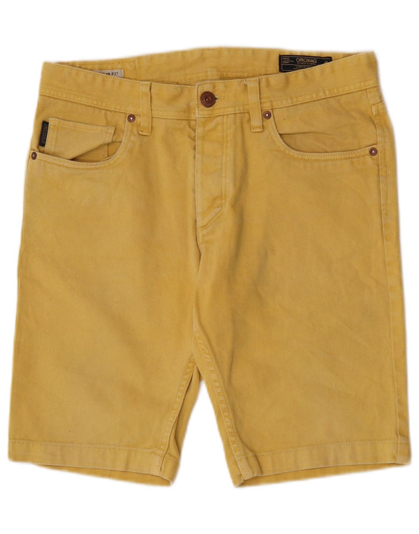 Jack & Jones Herre Regular Fit denimshorts Medium W32 Gul bomuld