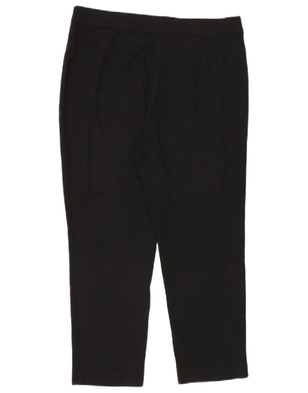 Marks & Spencer Dame tilspidsede fritidsbukser UK 16 Large W34 L26 Black