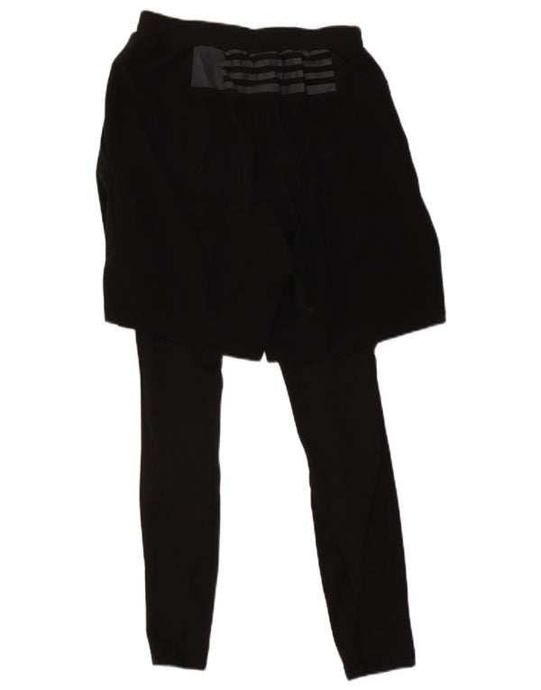 Adidas Womens Leggings UK 10 Small Black Polyester