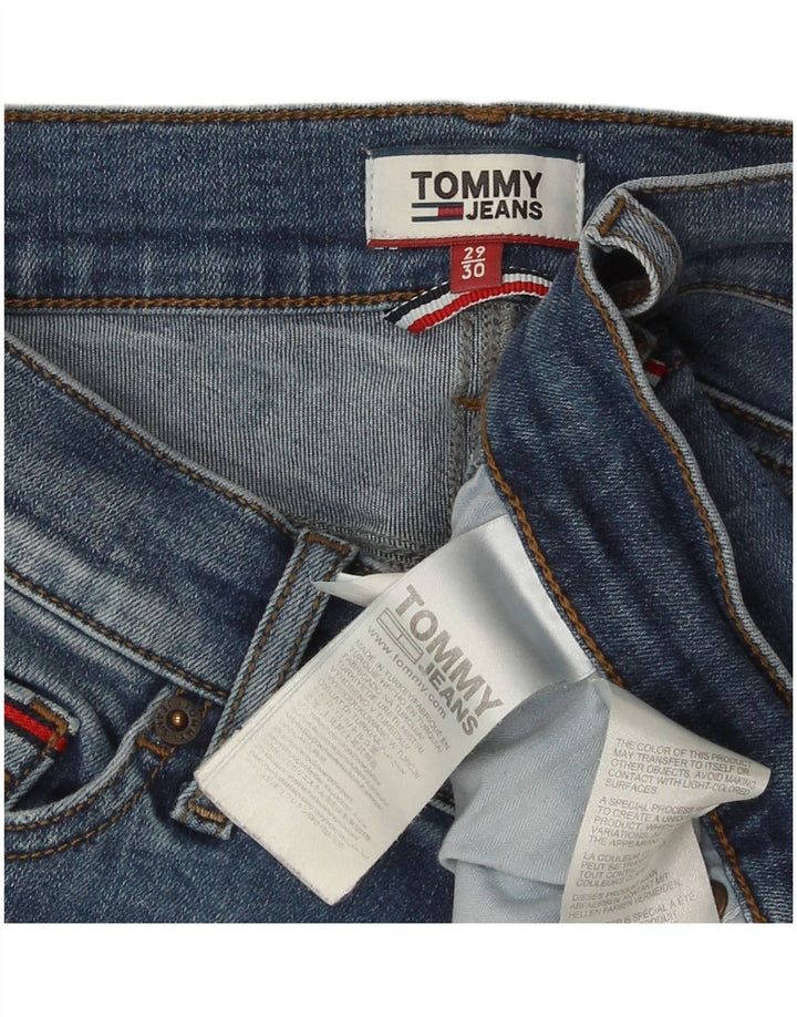 Tommy Hilfiger Dame Skinny Jeans W29 L30 Blå Bomuld