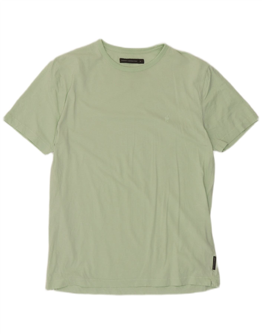 French Connection Herre T-Shirt Top Medium Grøn Bomuld